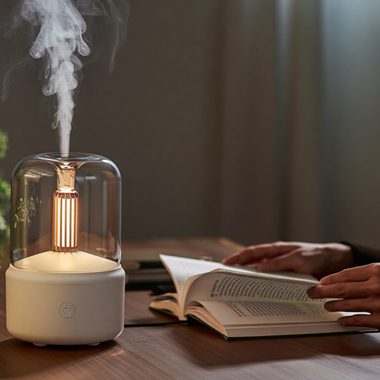 Aura | Aroma Diffusor mit Kerzenlicht