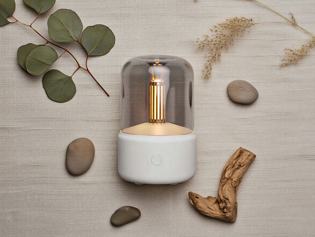 Aura | Aroma Diffusor mit Kerzenlicht