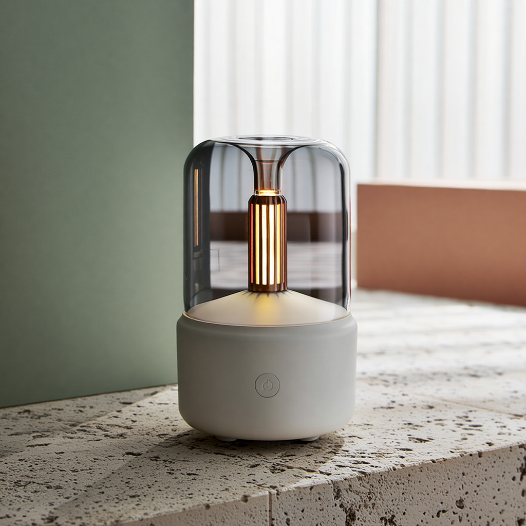 Aura | Aroma Diffusor mit Kerzenlicht