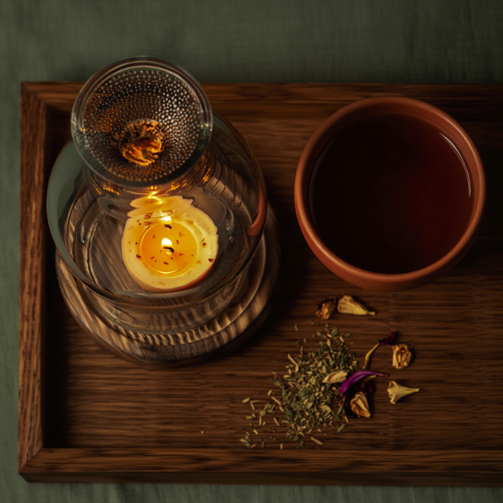 Aura Aroma-Diffusor | Sanfter Kräuter- und Harz-Wärmer