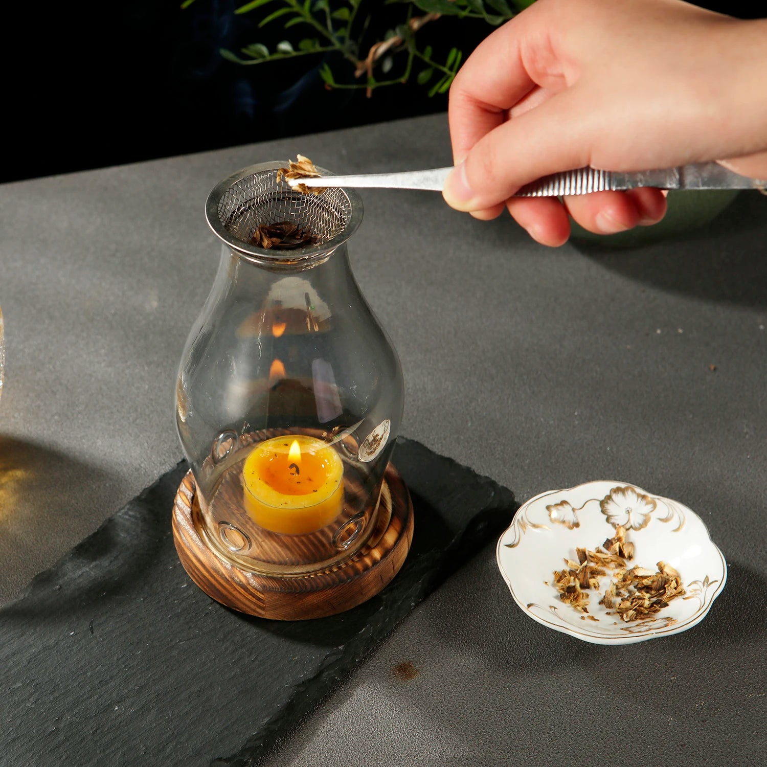 Aura Aroma-Diffusor | Sanfter Kräuter- und Harz-Wärmer