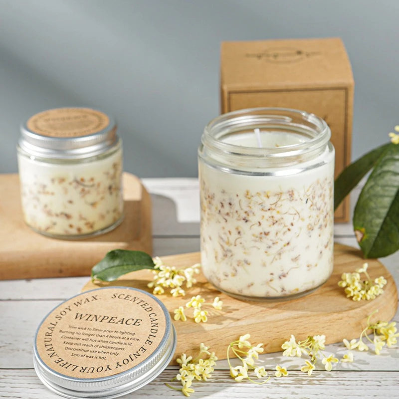 Osmanthus Ritualkerze | Der geheime Garten von Elyveve