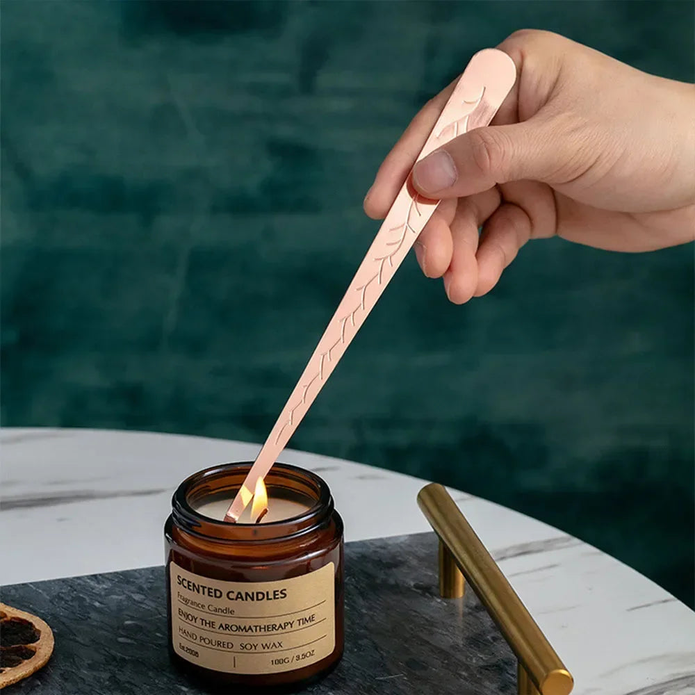 Elyveve Candle Ritual Set | Drei essentielle Werkzeuge für die elegante Pflege Ihrer Kerzen.